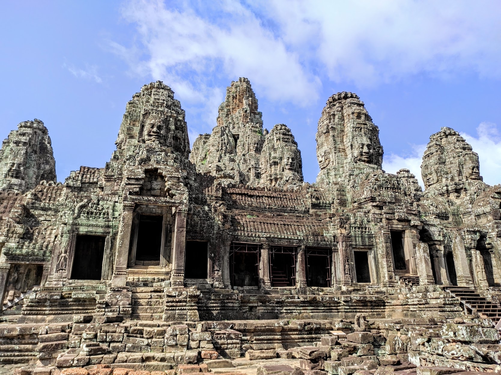 Bayon temple faces